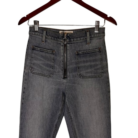 Aritzia Denim Forum The Just Peachy Straight Jeans- Size 27 - Picture 6 of 14